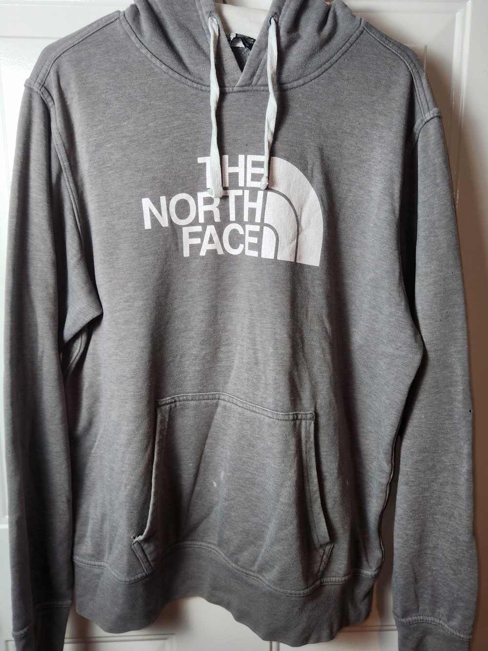 The North Face Men's Gray Logo Hoodie Sweatshirt